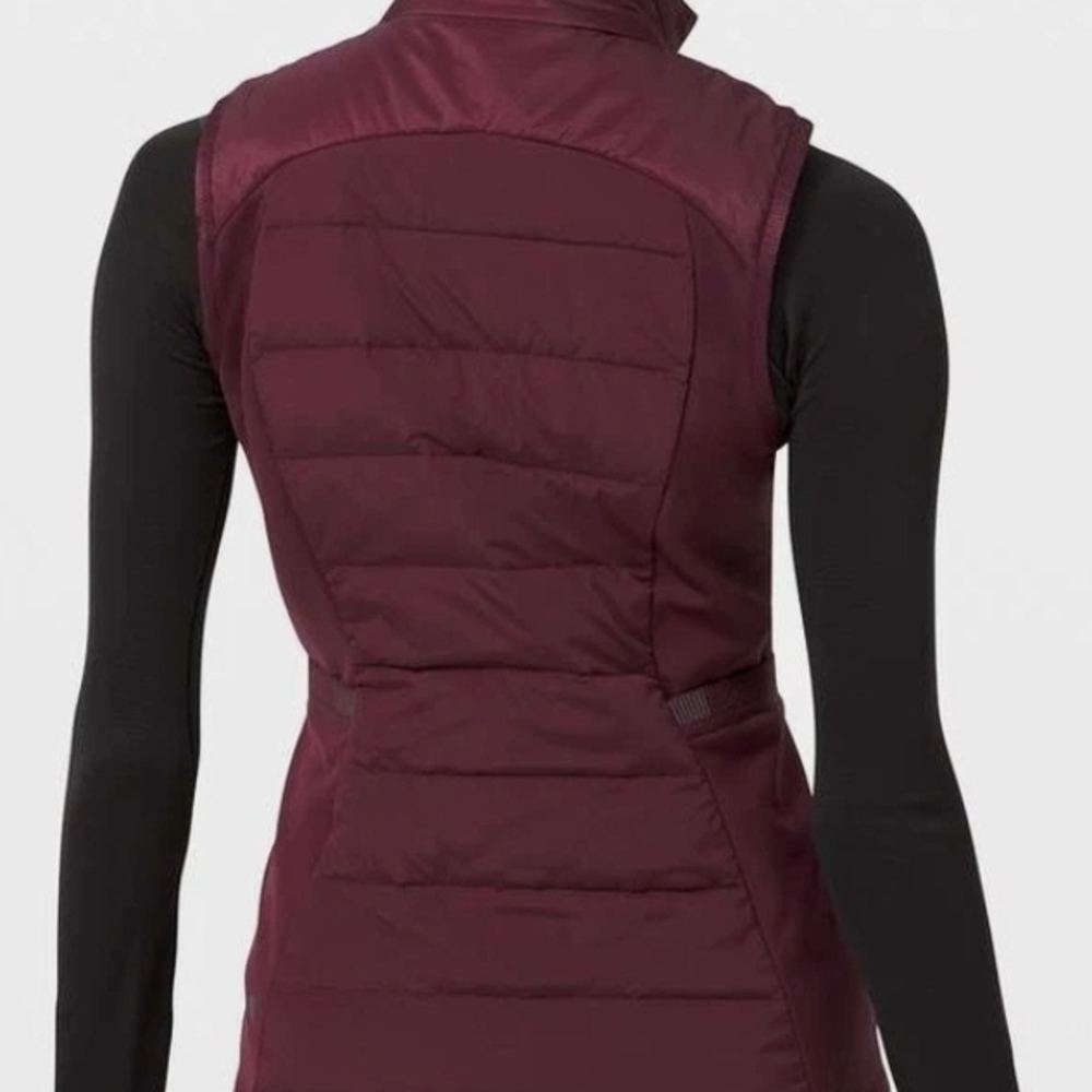Lululemon Athletica Maroon Puffer Vest